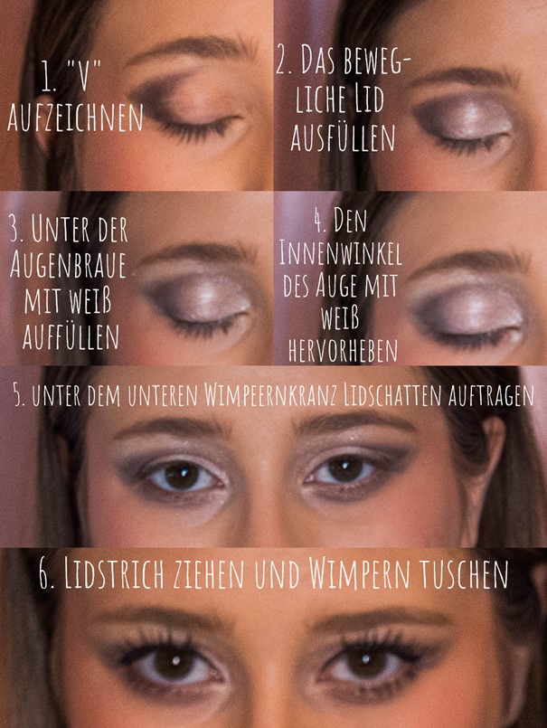 Dein sechs Schritte Augen Make-Up für die Garde zum Nachschminken