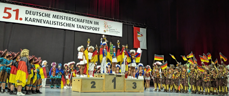  Deutsche Meisterschaft im karnevalistischen Tanzsport 2024 Illustration 