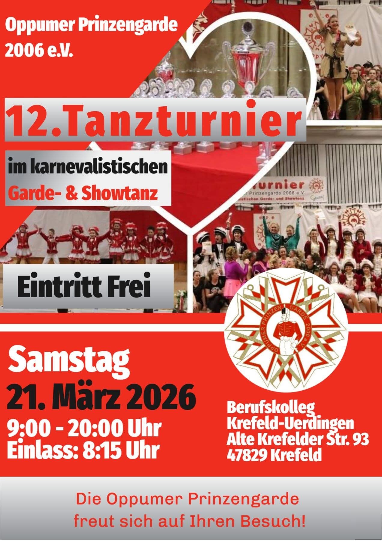 12. Tanzturnier im karnevalistischen Garde & Showtanz