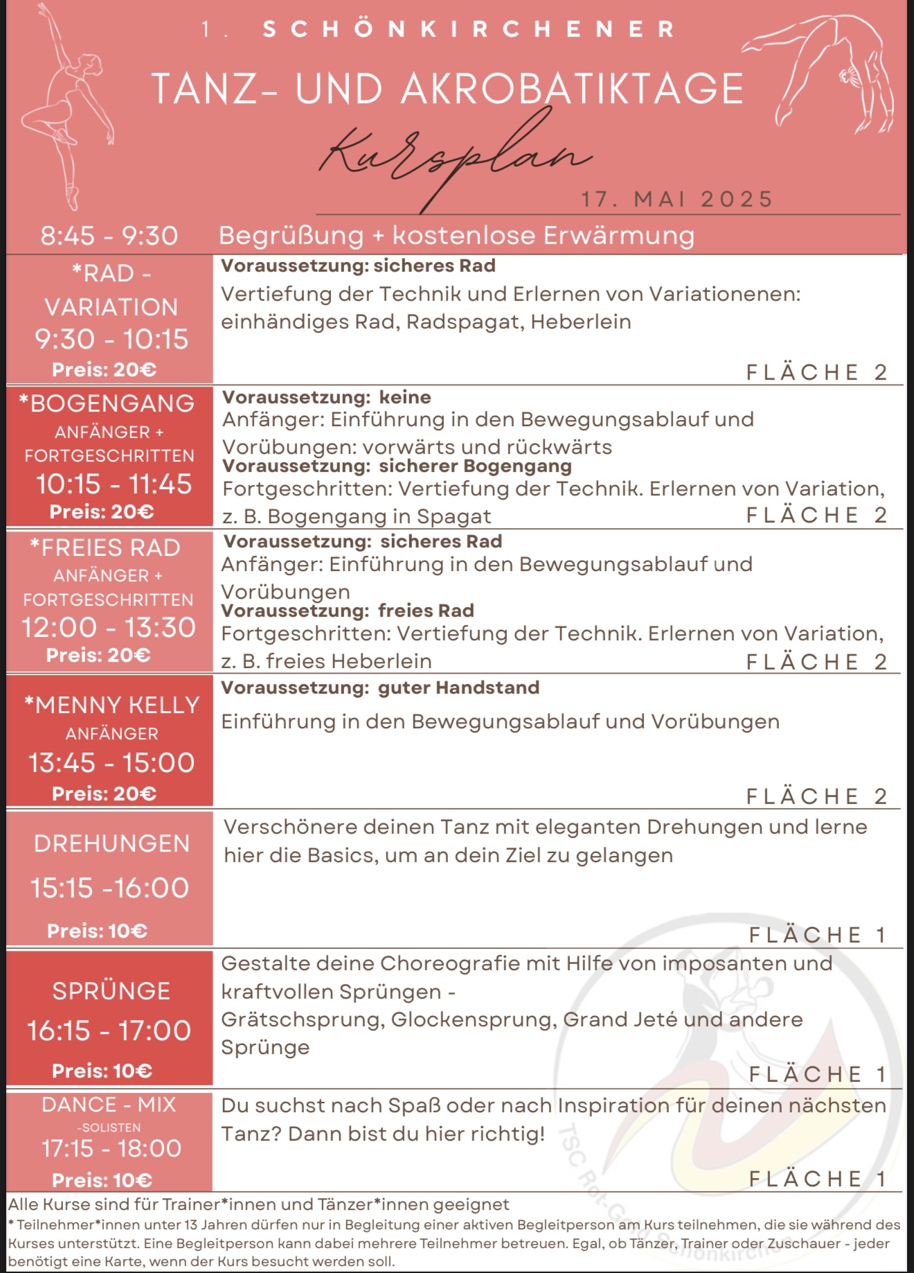 1. Schönkirchener Tanz- & Akrobatiktage