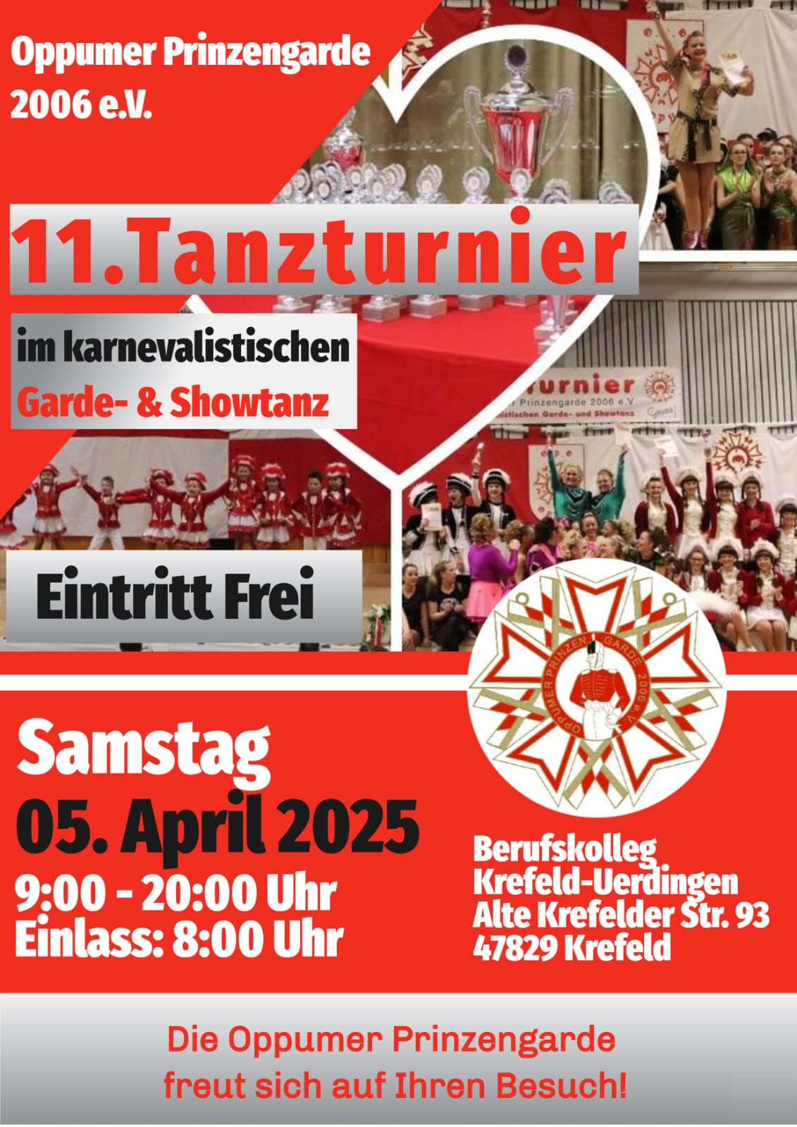 11. Tanzturnier im karnevalistischen Garde und Showtanz