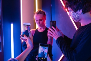 Tänzerin wird fotografiert